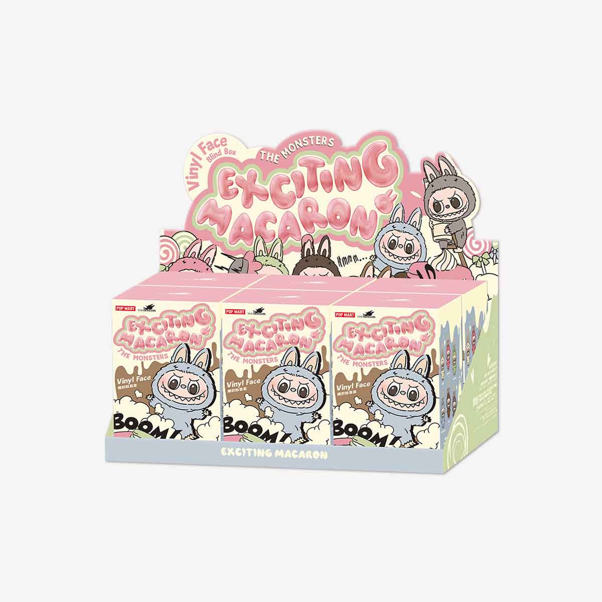 Popmart THE MONSTERS Macaron Labubu 1set THE MONSTERS - Tasty Macarons Vinyl Face Blind Box - POP MART