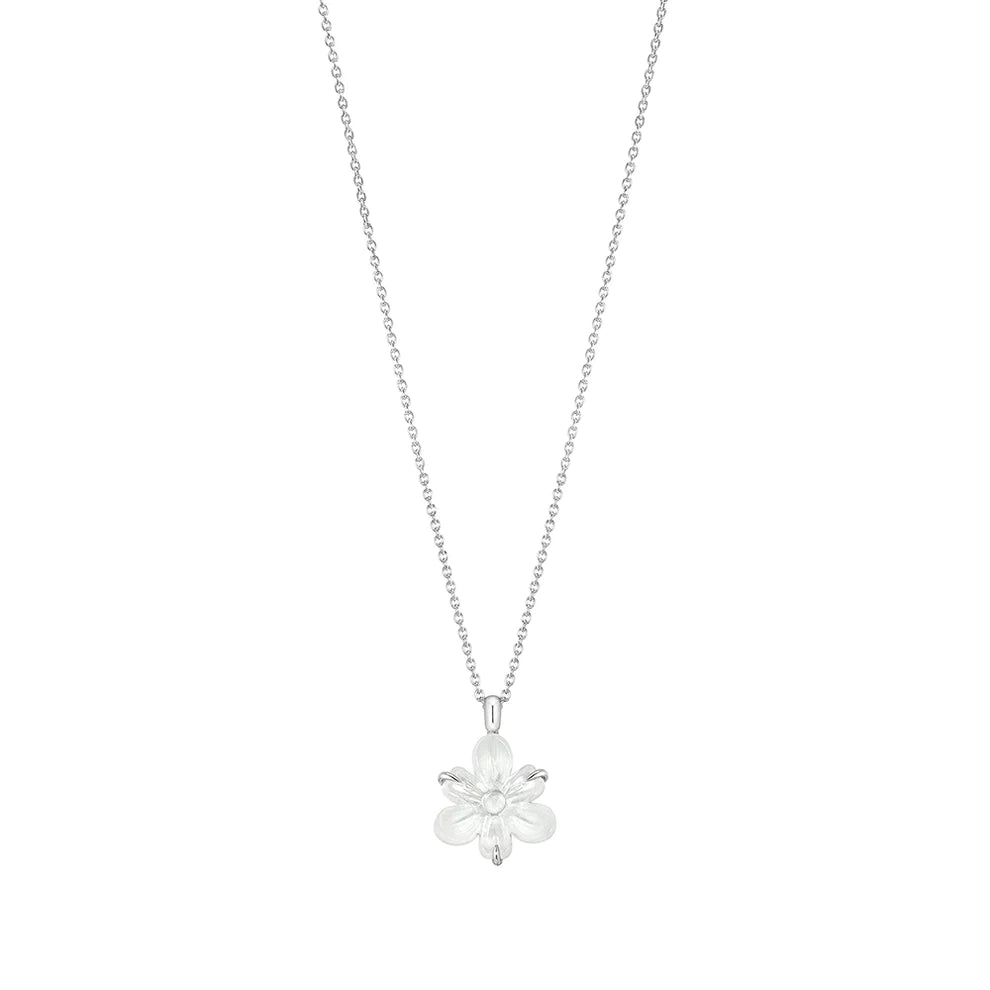 Fleur De Neige Pendan - Clear Crystal (Lalique)