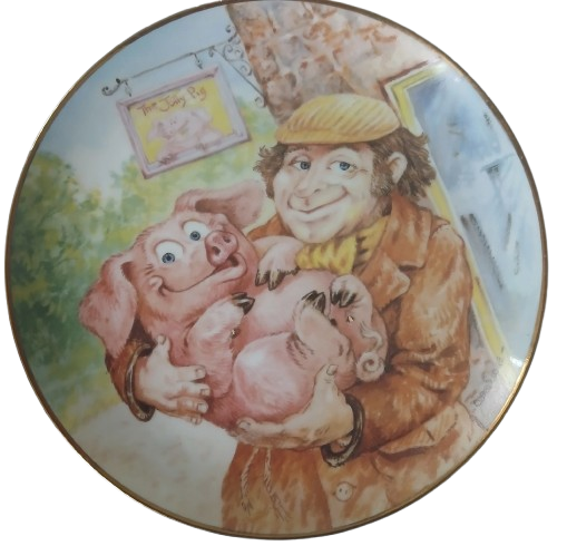 Piggin' Jolly Pig Plate