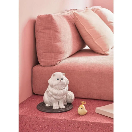 Persian Cat Sculpture (Lladro Special Order)
