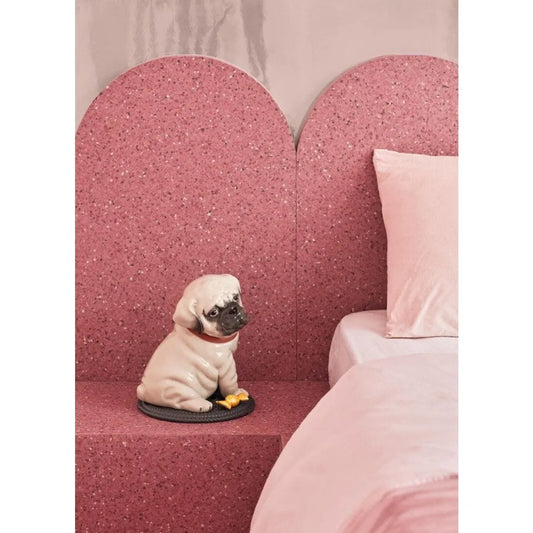 Puppie Pug Sculpture (Lladro Special Order)