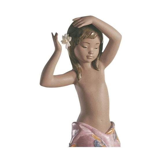 Tropical Flower Girl Figurine (Lladro Special Order)