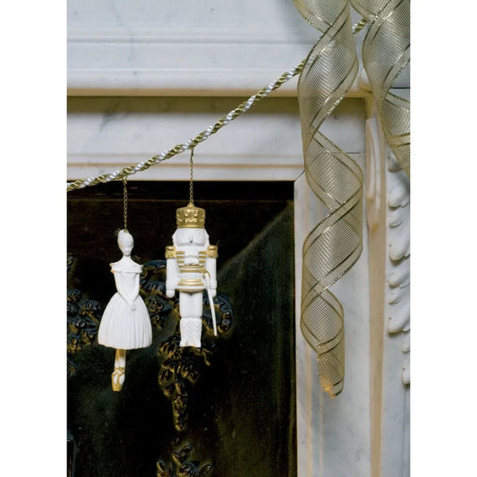 Ballerina Christmas Ornament - Golden Lustre (Lladro Special Order)