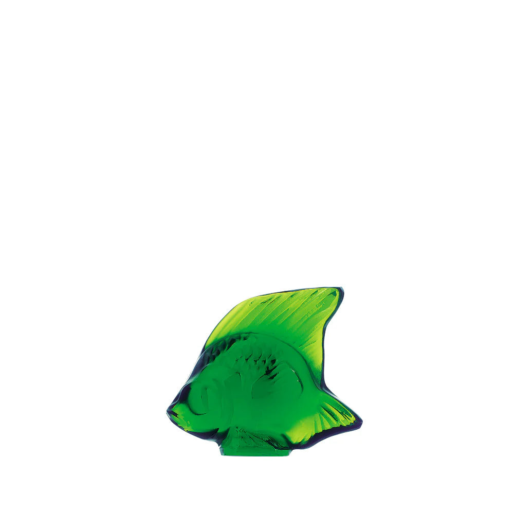 Fish Figure Green Meadow (Lalique)
