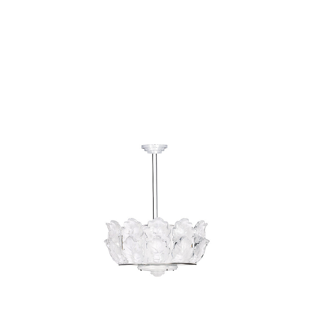 Chêne Chandelier - Chrome Finish (Lalique Special Order)