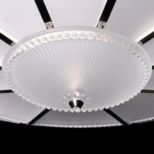 Perles Chandelier - 3 Tier Nickel Finish D1340 (Lalique Special Order)