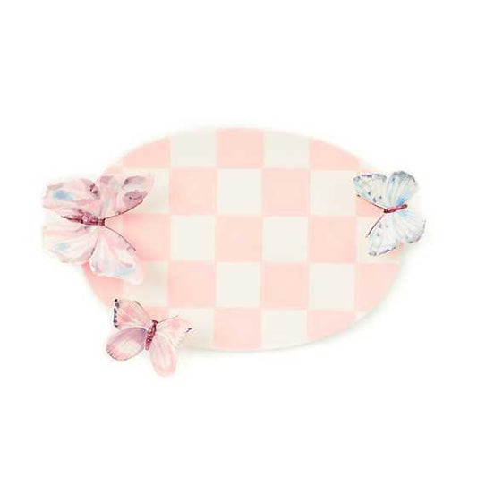 Rosy Check Eternity Trinket Tray (Mackenzie Childs)