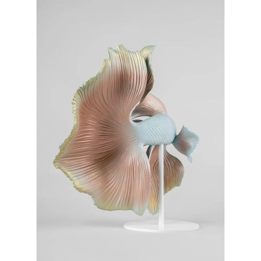 Betta Fish Sculpture - Right (Lladro Special Order)