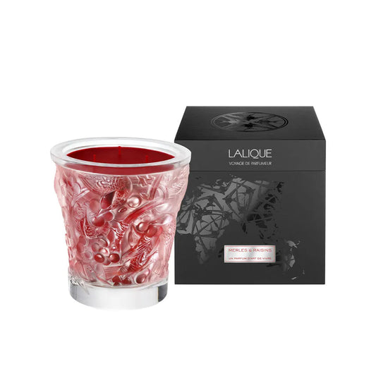 Merles et Raisins, Crystal Scented Candle (Lalique Special Order)