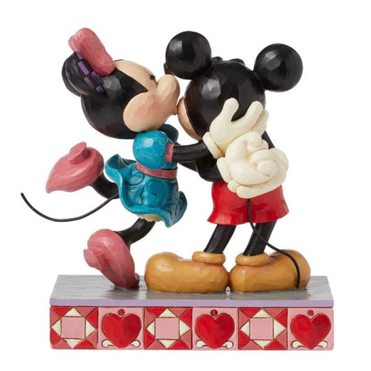 Hugs & Kisses - Mickey & Minnie Love Figurine (Disney Traditions)