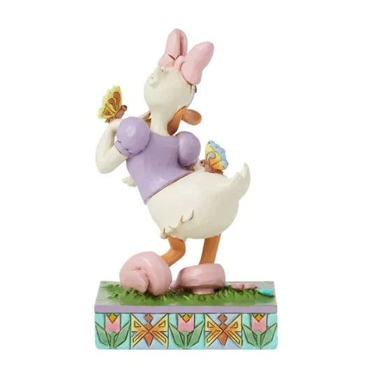 Blooms and Butterflies - Daisy Duck Spring Figurine (Disney Traditions)