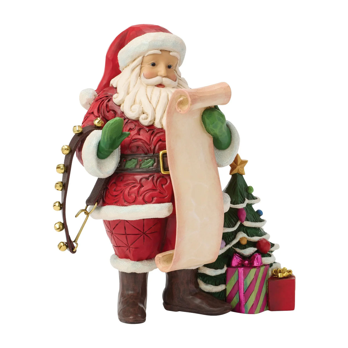 Santa Reading Wish List (Jim Shore - Christmas Ornaments)