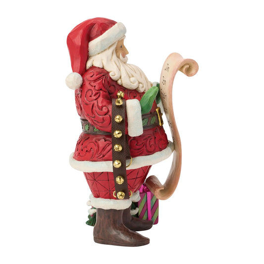 Santa Reading Wish List (Jim Shore - Christmas Ornaments)