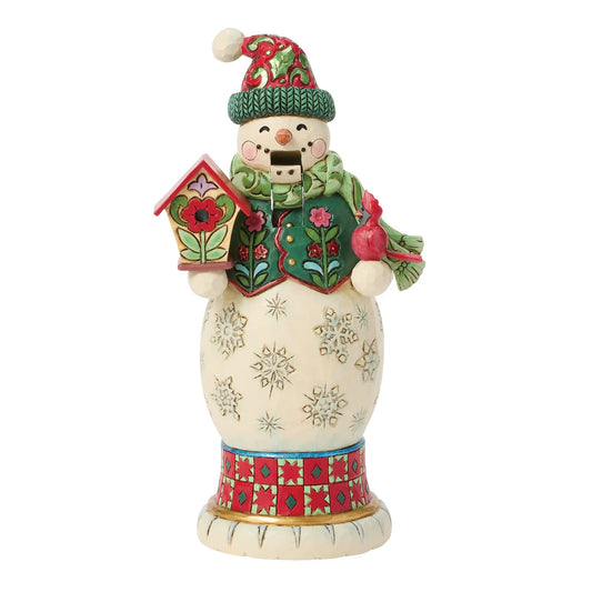 Traditional Snowman Nutcracker (Jim Shore - Christmas Ornaments)
