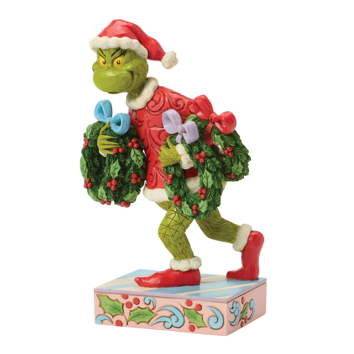 The Grinch Stealing Wreaths Figurine (Jim Shore)