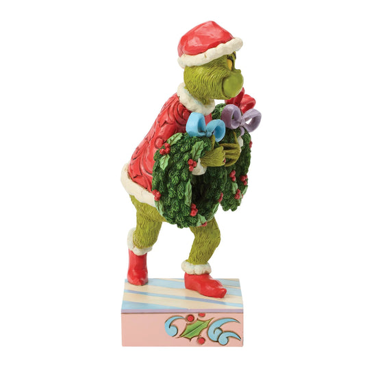 The Grinch Stealing Wreaths Figurine (Jim Shore)
