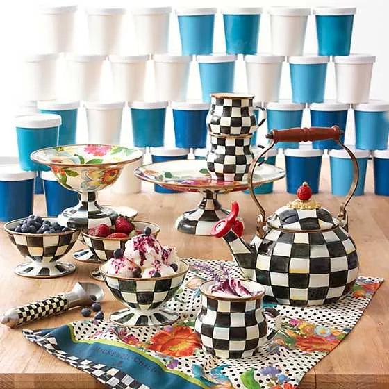 Flower Market Dish Towel (Mackenzie Childs)