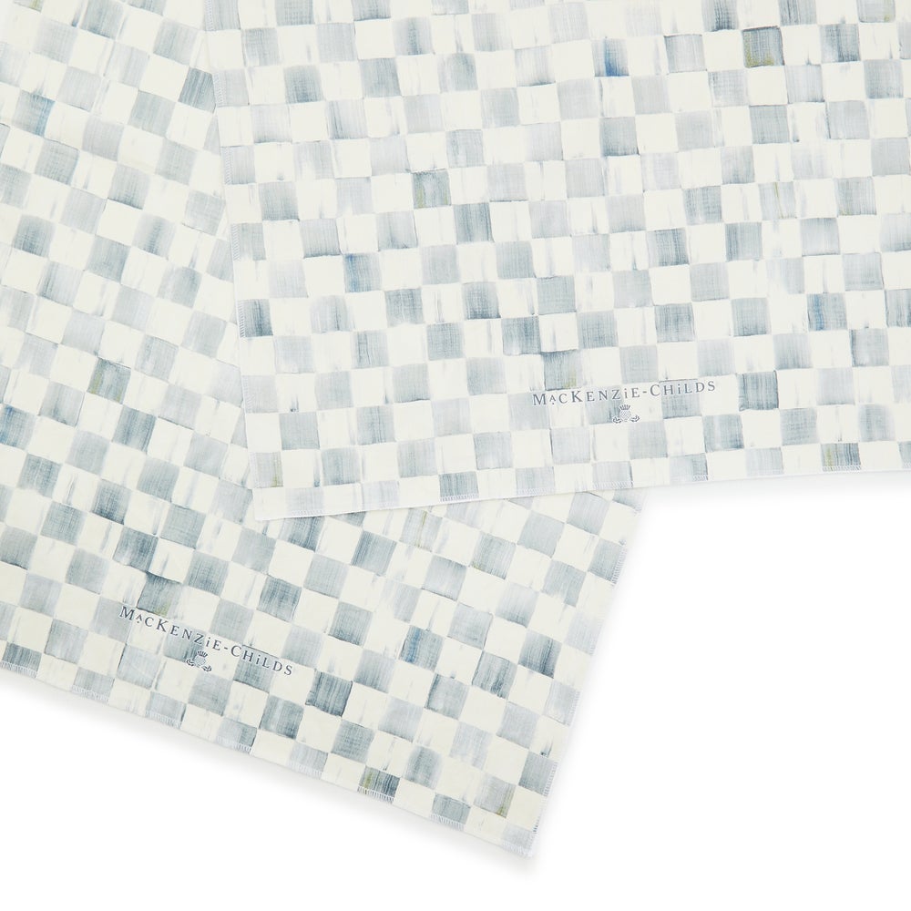 Sterling Check Towel (Mackenzie Childs)