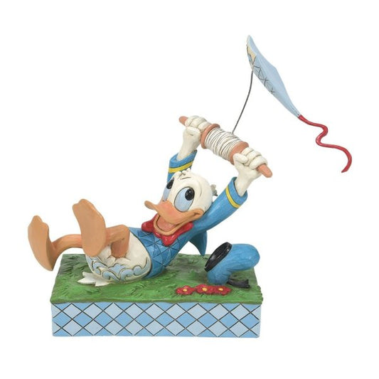 Donald Duck With Kite Figurine (Disney Traditions)