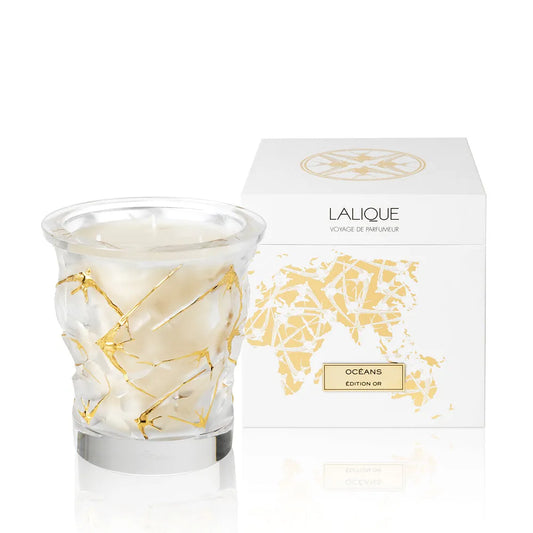 Oceans "Gold Edition", Crystal Scented Candle (Lalique Special Order)