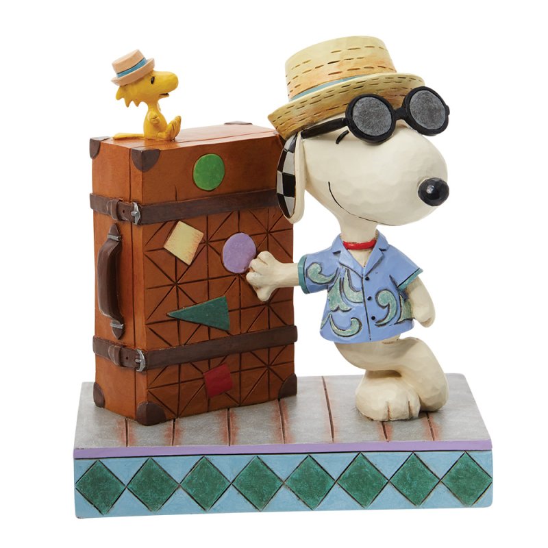 Snoopy & Woodstock Vacation Figurine (Snoopy)