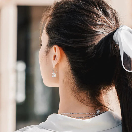 Mueguet Earrings (Lalique)