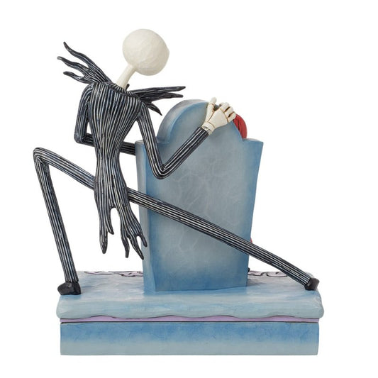 A Grave Affair (Jack & Sally Gravestone Figurine) (Disney Traditions by Jim Shore)