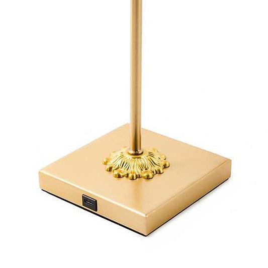 Rosy Check LED Rechargeable Cafe Table Lamp (Mackenzie Childs)