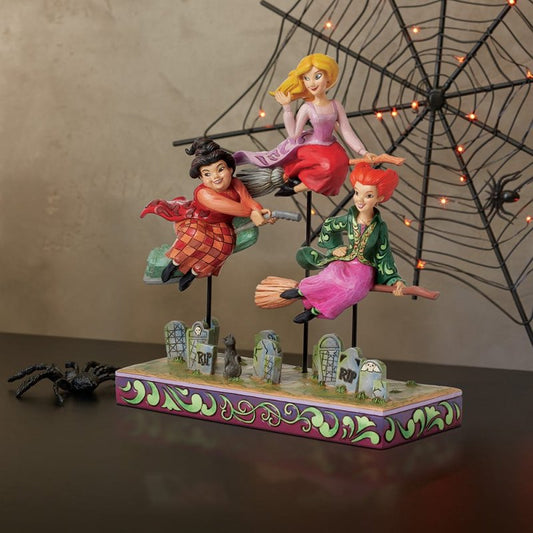 Come We Fly (Sanderson Sisters Figurine) (Disney Traditions by Jim Shore)