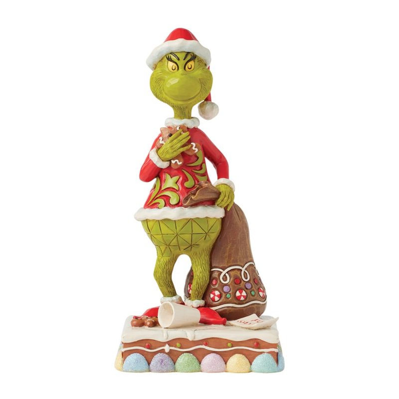 The Grinch Eating Cookies Figurine (Jim Shore)