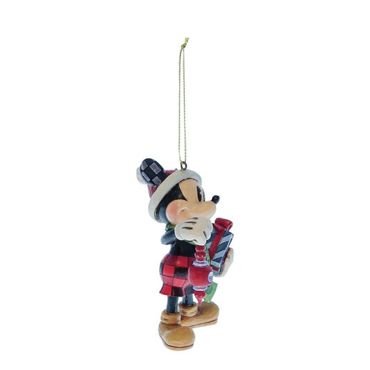Mickey Holding Gifts Hanging Ornament (Disney Traditions by Jim Shore)
