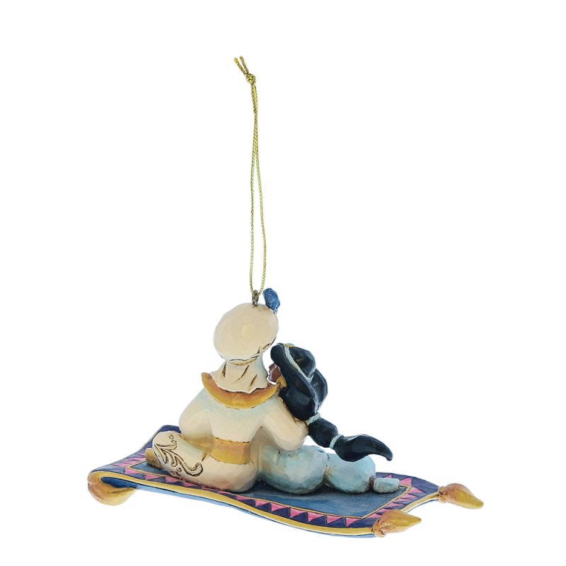 Aladdin and Jasmine Hanging Ornament (Disney Traditions by Jim Shore)