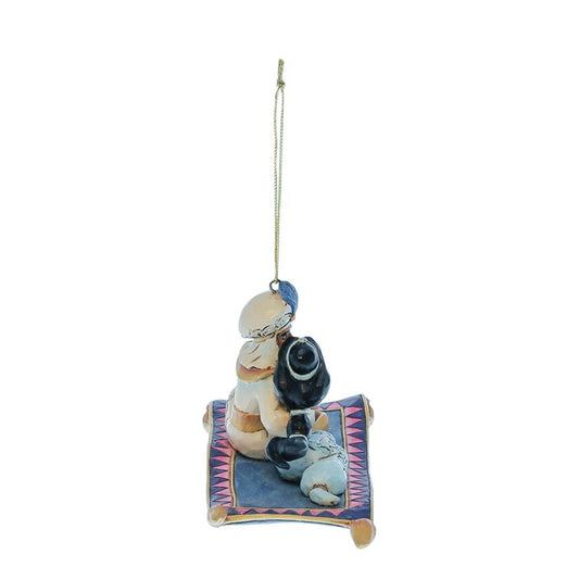 Aladdin and Jasmine Hanging Ornament (Disney Traditions by Jim Shore)