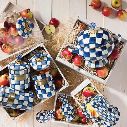 Royal Check Butter Box (Mackenzie Childs)