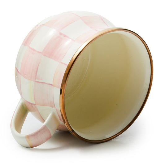 Rosy Check Enamel Teacup (Mackenzie Childs)