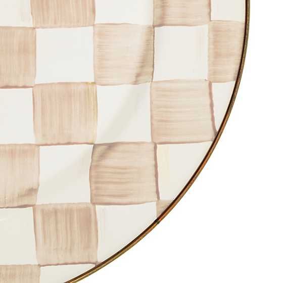 Mocha Check Serving Platter (Mackenzie Childs)