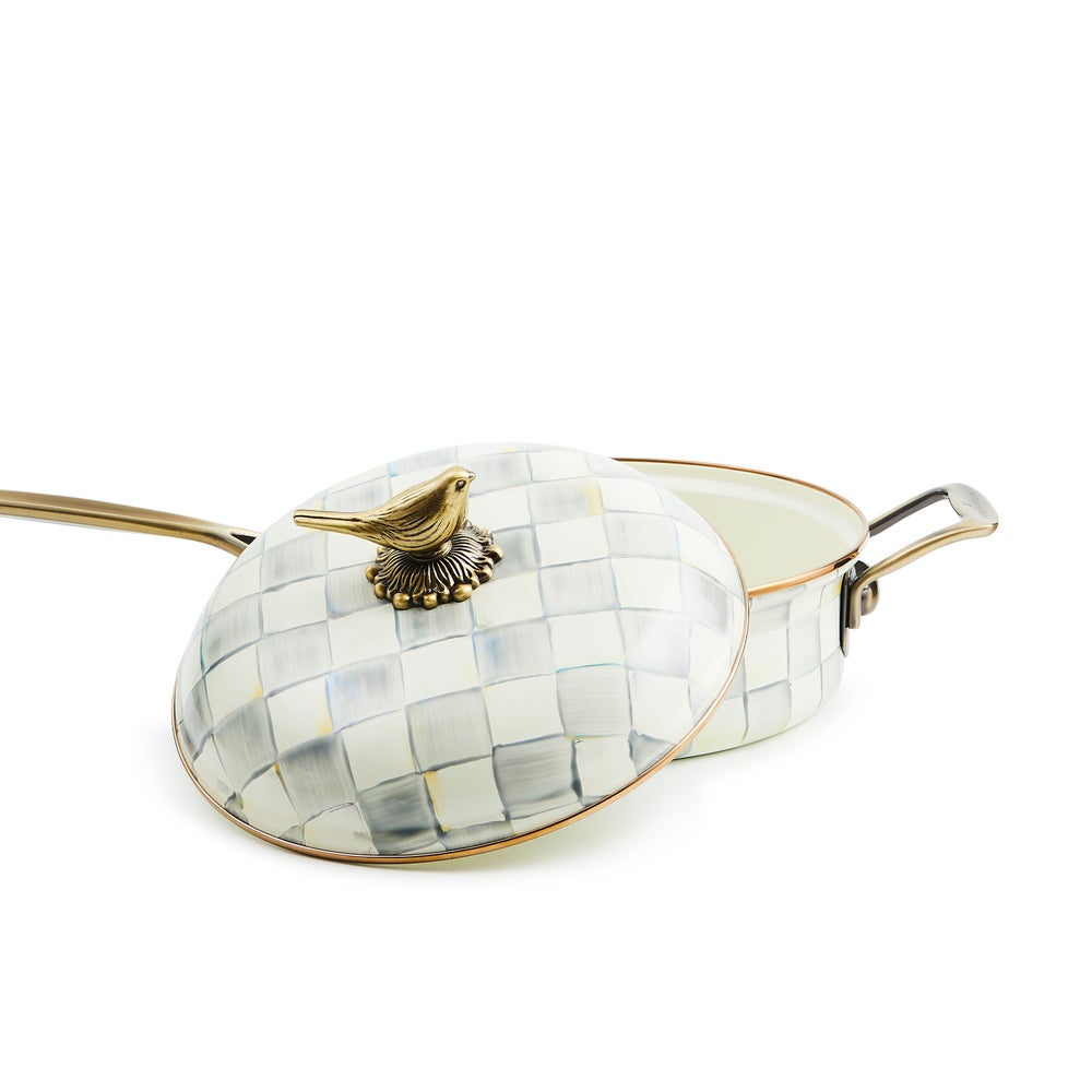 Sterling Check 3 Qt. Saute Pan (Mackenzie Childs)