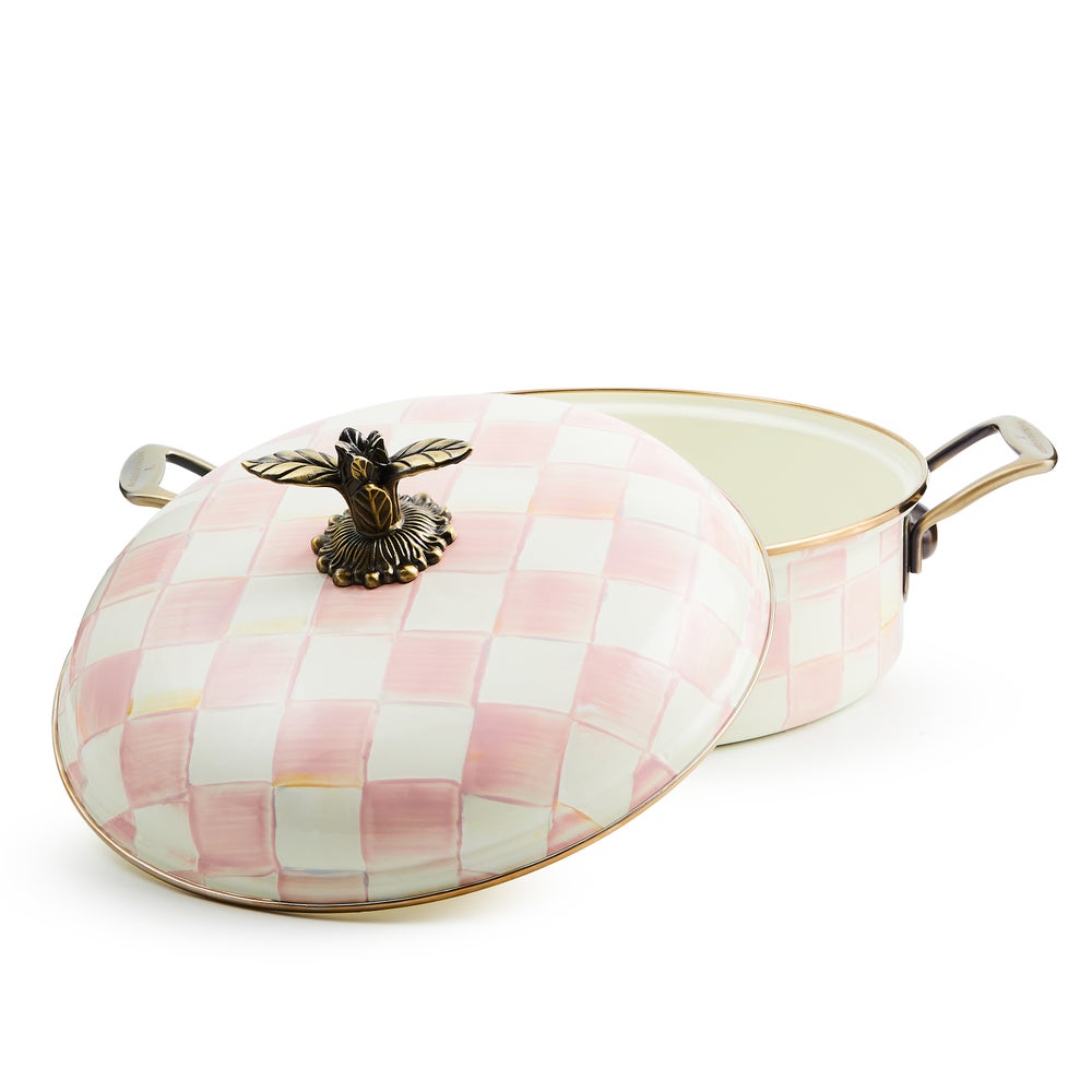Rosy Check 5 Qt. Casserole (Mackenzie Childs)