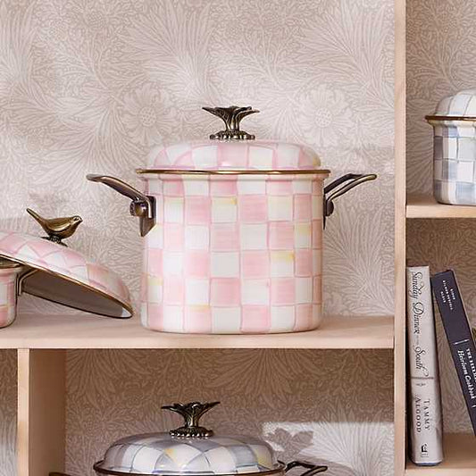 Rosy Check 7 Qt. Stockpot (Mackenzie Childs)