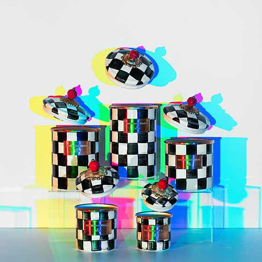 Courtly Check Demi Canister (Mackenzie Childs)