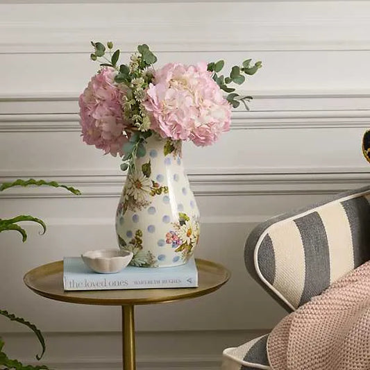 Wildflowers Blue Tall Vase (Mackenzie Childs)