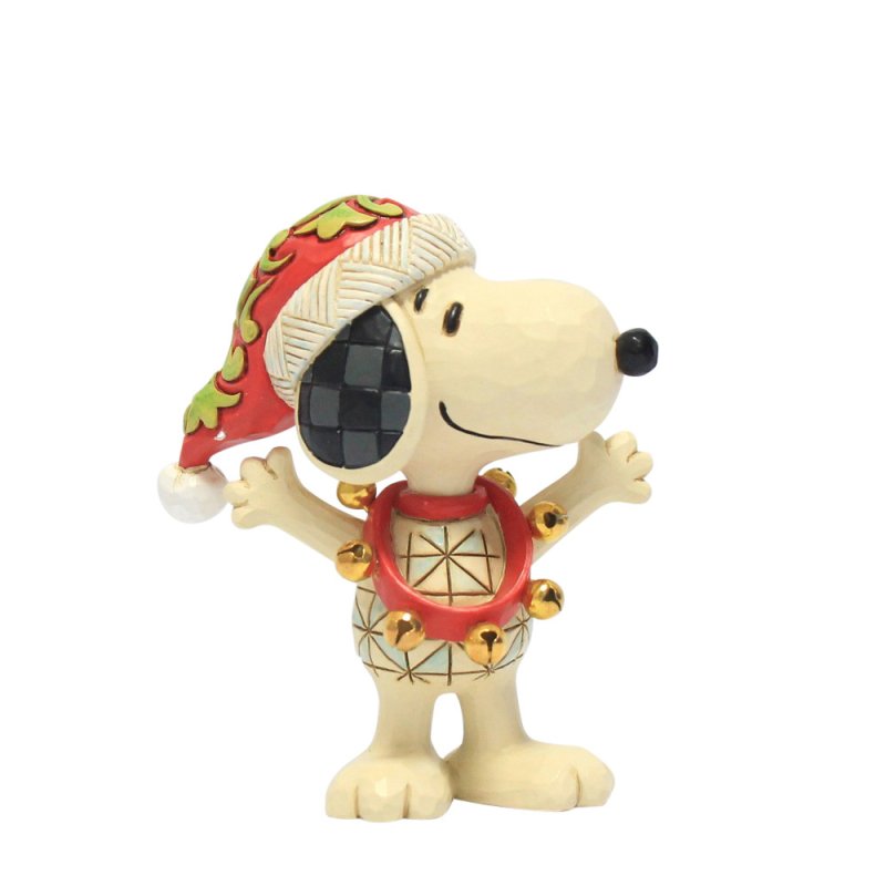 Snoopy with Bells Figurine - Peanuts by Jim Shore