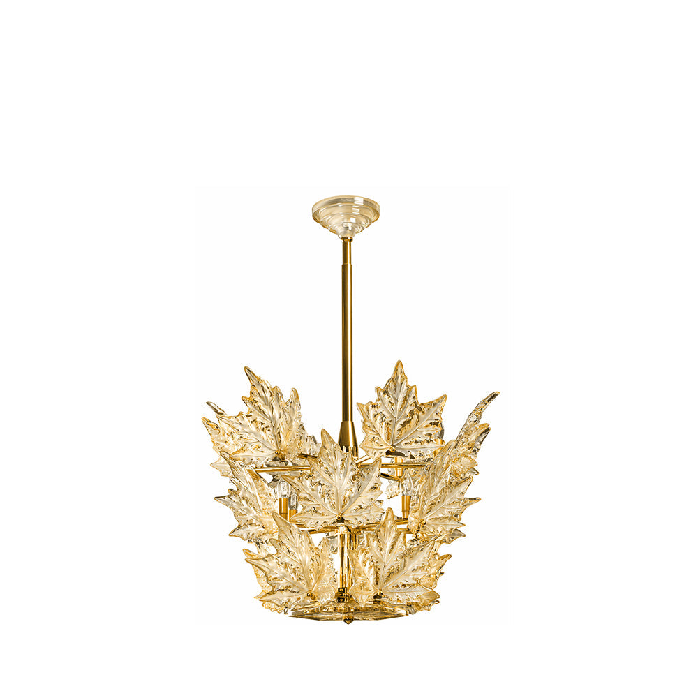 Champs-Élysées 3 Rings Chandelier Gilded Golden Luster (Lalique Special Order)