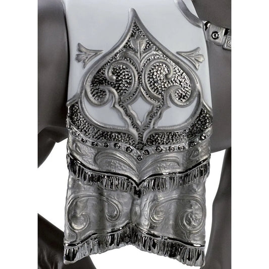 A Regal Steed Horse Sculpture - Silver Lustre (Lladro Special Order)