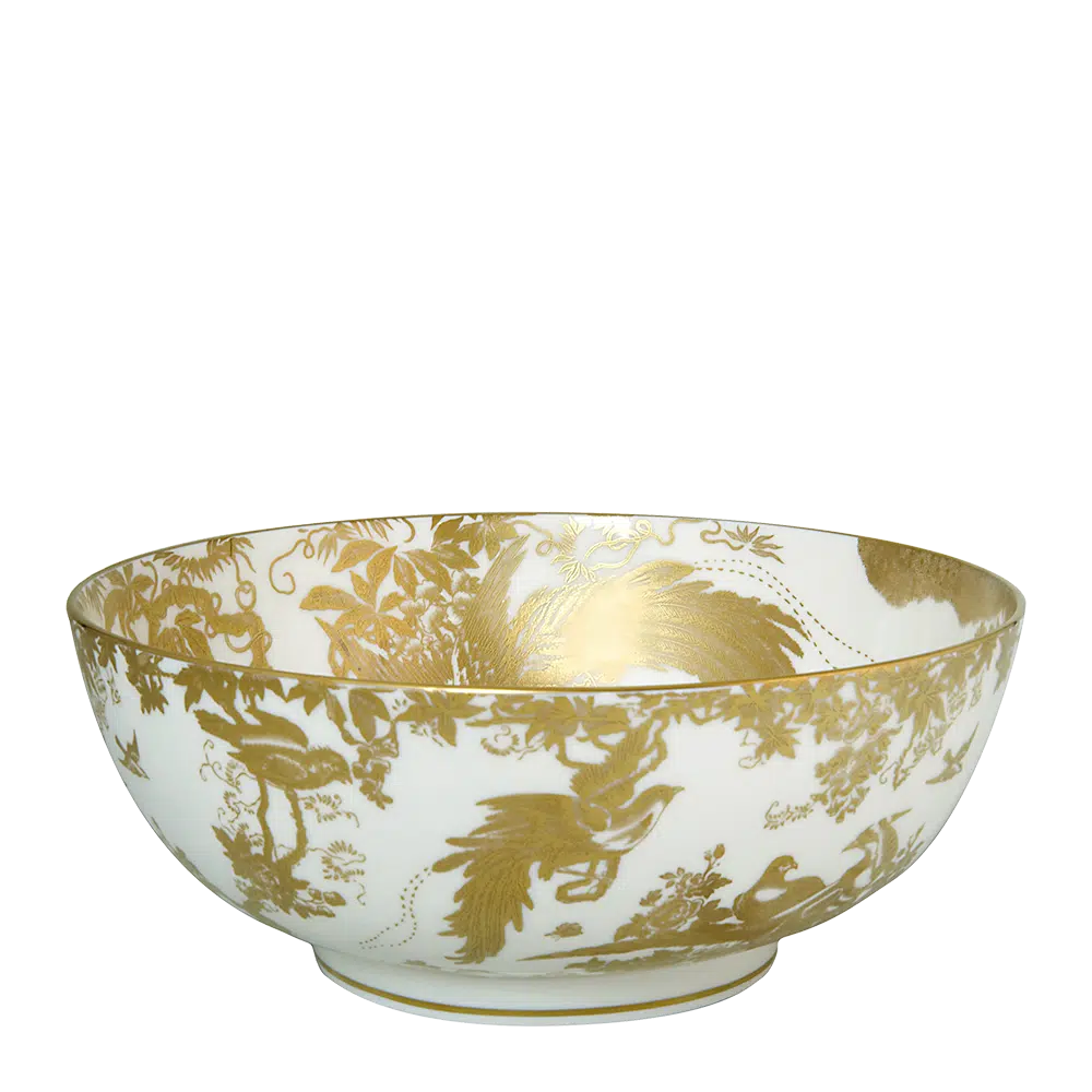 Aves Gold - Salad Bowl (Royal Crown Derby)