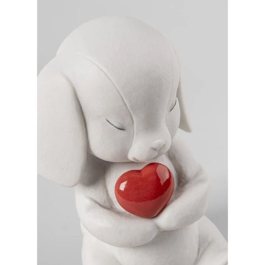 Buddy-Caring Puppy Figurine (Lladro Special Order)
