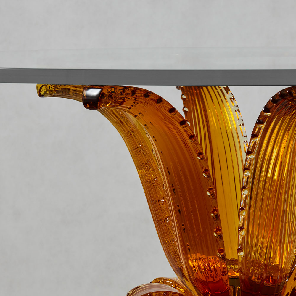 Cactus Coffee Table Amber (Lalique Special Order)