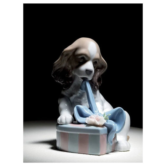 Can'T Wait Dog Figurine (Lladro Special Order)