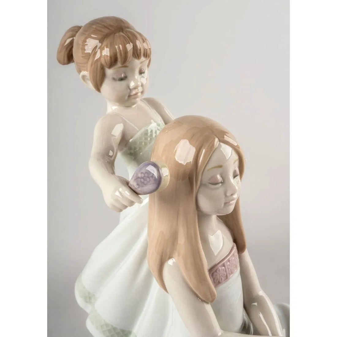 Combing Your Hair Sculpture (Lladro Special Order)