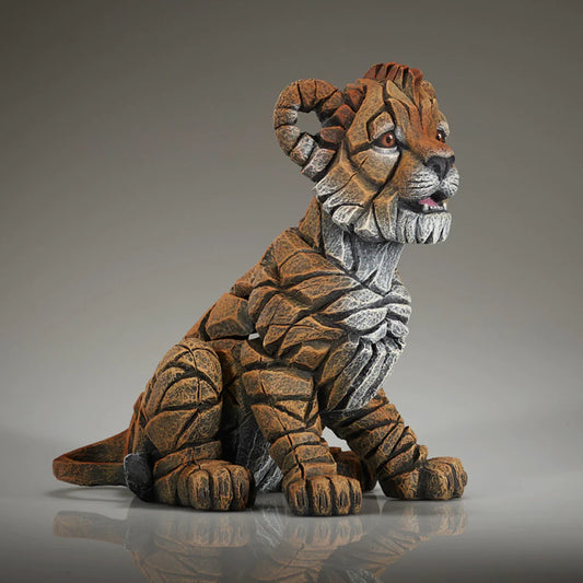 Lion Cub Savannah Sculpture (Edge Sculpture by Matt Buckley)